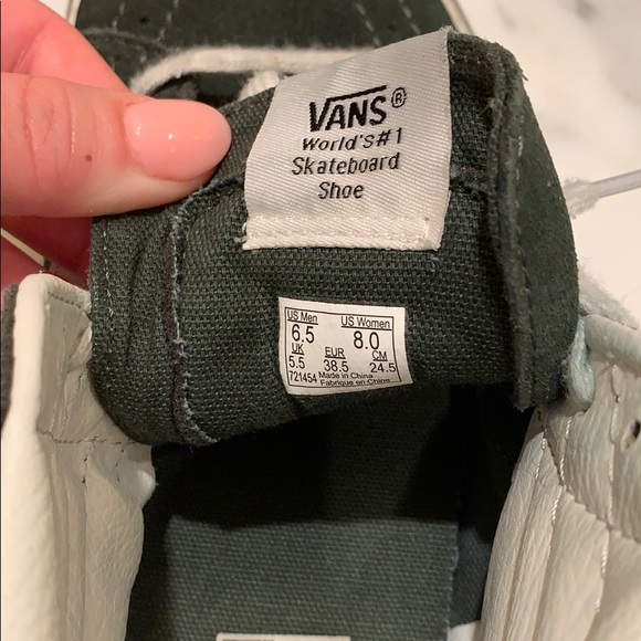 Green high top vans - Picture 4 of 5